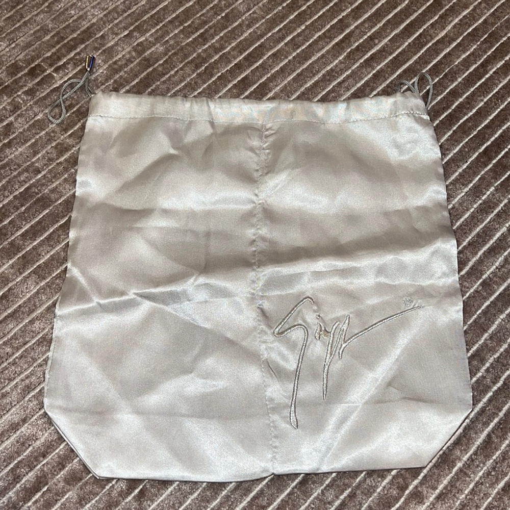 New Giuseppe Zanotti Double Compartment Dust Bag AUTHENTIC